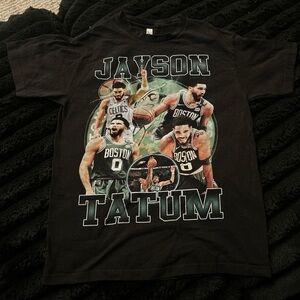 Black Jayson Tatum Graphic T-Shirt